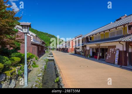 Kumagawa-juku im Sommer Stockfoto