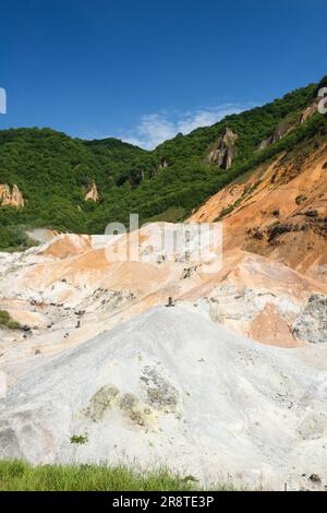 Noboribetsu Onsen Hell Valley Stockfoto