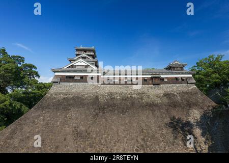 Der Uto-Turm des Schlosses Kumamoto Stockfoto