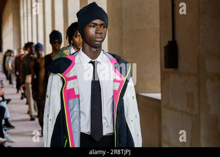 Paris, Frankreich. 22. Juni 2023. GIVENCHY Men Spring Summer 2024 Runway während der Paris Fashion Week am 2023. Juni - Paris; Frankreich 22/06/2023 Gutschrift: dpa/Alamy Live News Stockfoto