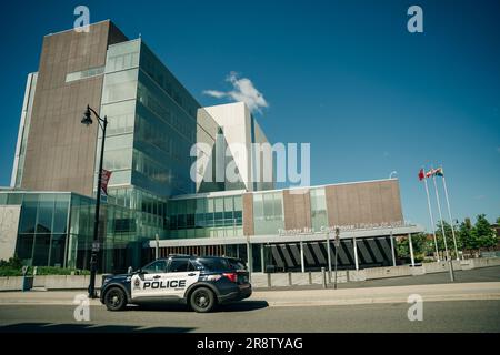 kirche in der City Thunder Bay, kanada - Mai 2023. Hochwertiges Foto Stockfoto