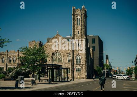 kirche in der City Thunder Bay, kanada - Mai 2023. Hochwertiges Foto Stockfoto