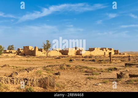 Alte Ruinen - Wüstenlandschaft Stockfoto