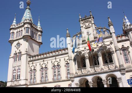 Das Rathaus in Sintra, Portugal Stockfoto