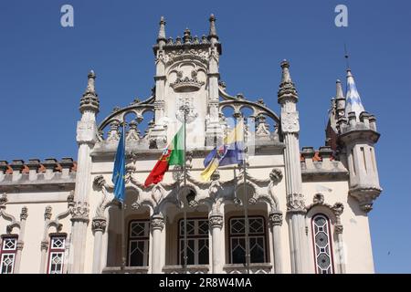 Das Rathaus in Sintra, Portugal Stockfoto