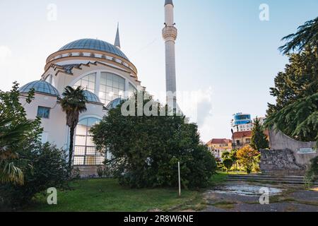 EBU Bekr Moschee in Shkodër, Albanien Stockfoto