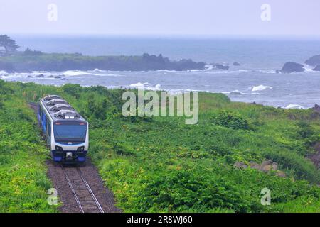 Gono-Line und Sea of Japan Stockfoto