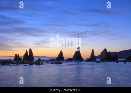 Hashikui Rock am Morgen Stockfoto