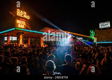 Glastonbury, Großbritannien. 22. Juni 2023. Das Glastonbury Festival 2023, Worthy Farm, Glastonbury. Kredit: Guy Bell/Alamy Live News Stockfoto