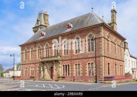 Gebäude von Wigtown County früher Sitz von Wigtownshire County Council Town Hall Wigtown Wigtownshire Dumfries und Galloway Scotland UK GB Europe Stockfoto