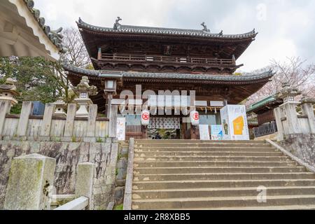 Daimontor des Konpira-gu-Schreins Stockfoto