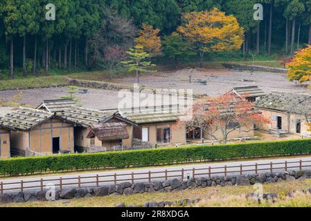 Ichijodani, die Ruinen des Asakura-Clans Stockfoto