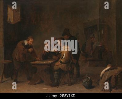 Die Spieler, c.1640. Weitere Titel: Men Dicing in a Tavern. Stockfoto