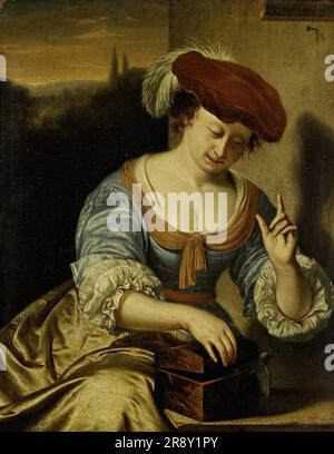 Vogel: Allegory of Chastity, 1676. Stockfoto