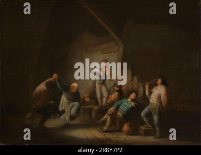 Tanzendes Paar, c.1635. Stockfoto