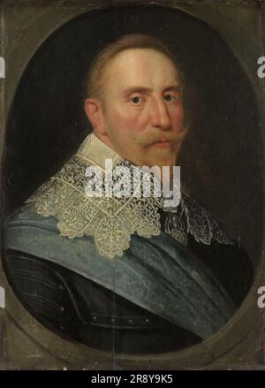 Portrait von Gustav II Adolf (1594-1632), König von Schweden, in oder nach c.1633. Kopie nach Michiel Jansz van Mierevelt. Stockfoto