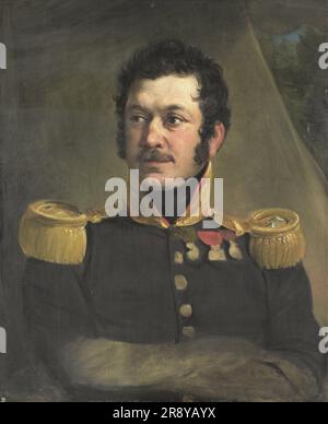 Porträt von Generalleutnant Frederik Knotzer, c.1832. Stockfoto