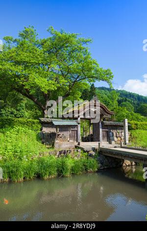 Ichijodani, die Ruinen des Asakura-Clans Stockfoto