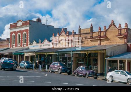 Historische Stadt Maldon in den zentralen viktorianischen Goldfeldern, Australien Stockfoto