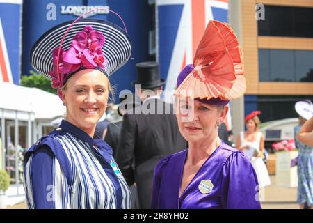 Ascot, Berkshire, Großbritannien. 23. Juni 2023. Rennfahrer am 4. Tag des Royal Ascot auf der Ascot Rennbahn. Kredit: Imageplotter/Alamy Live News Stockfoto