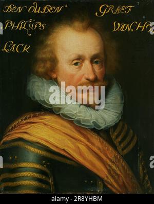 Porträt von Philips (1550-1606), Graf von Hohenlohe zu Langenburg, c.1609-c.1633. Stockfoto