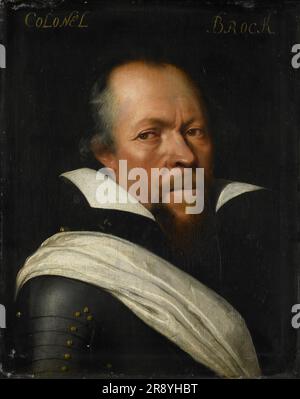 Porträt von Sir William Brog (1563-1636), c.1609-c.1633. Stockfoto