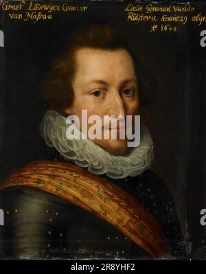 Porträt von Lodewijk G&#xfc;nther (1575-1604), Count of Nassau, c.1609-c.1633. Stockfoto