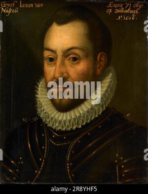 Porträt eines unbekannten Grafen oder Offiziers, möglicherweise Jan der Ältere (1535-1606), Graf von Nassau, c.1609-c.1633. Stockfoto