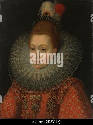 Porträt von Margaret von Osterreich (1584-1611), Königin von Spanien, c.1600. Stockfoto