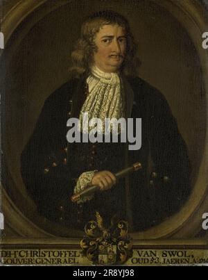 Porträt von Christoffel van Swoll (Swol, Zwol), Generalgouverneur der niederländischen Ost-Indischen Inseln, 1750-1800. Stockfoto