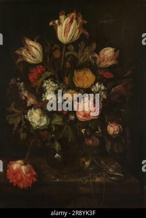 Still Life with Flowers, c.1660-1690. Stockfoto