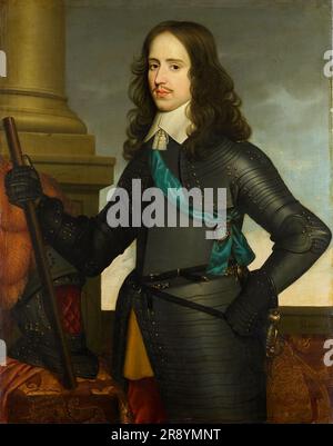 Porträt von Willem II (1626-50), Prinz von Orange, 1651. Workshop von Gerard van Honthorst. Stockfoto