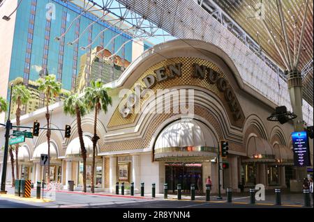 Golden Nugget Luxushotel und Kasino 129 Fremont Street Downtown Las Vegas Nevada USA Stockfoto