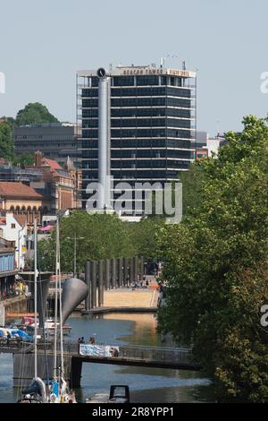 Beacon Tower, früher bekannt als Colston Towers, im Stadtzentrum von Bristol, England, Großbritannien Stockfoto