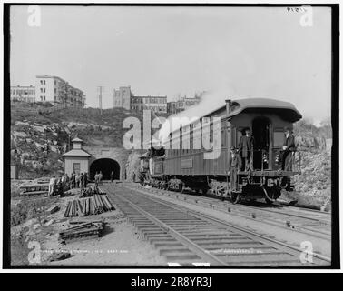 Bergen Tunnel, N.J., Osten, zwischen 1890 und 1901. Stockfoto