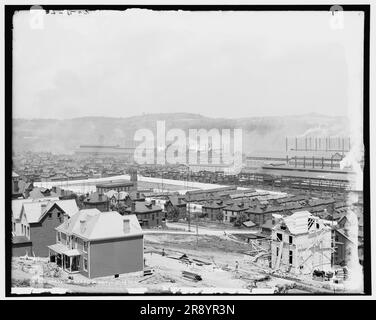 Carnegie Steel Plant, Homestead, PA, c1905. Stockfoto