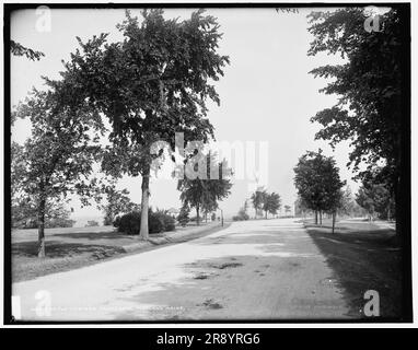 An der westlichen Promenade, Portland, Maine, zwischen 1890 und 1900. Stockfoto