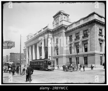 Chicago, Ill. Passagierterminal, C&amp; NW Ry. (Chicago &amp; North Western Railway), 10. Oktober 1911. Stockfoto