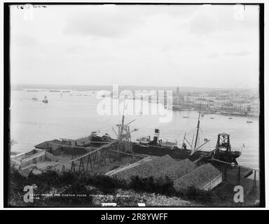 Hafen von Cabanas, Havanna, Kuba, c1900. Stockfoto