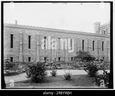 Illinois State Penitentiary, Joliet, zwischen 1890 und 1901. 1858 eröffnet. Stockfoto