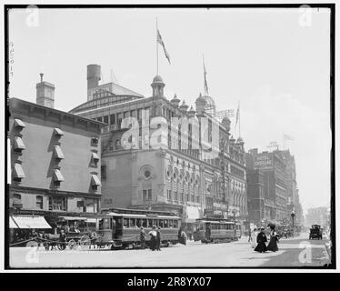 Long Acre Square (Times), New York, N.Y., zwischen 1900 und 1915. Stockfoto