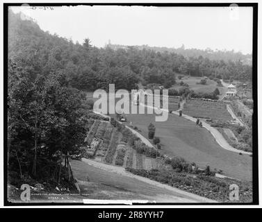 The Gardens, Lake Mohonk House, c1902. Stockfoto