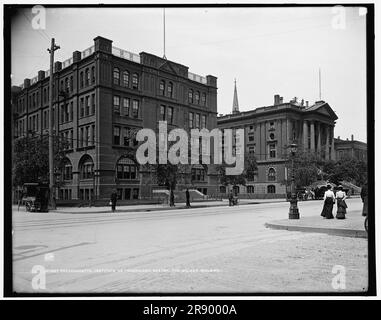 Massachusetts Institute of Technology, Boston, The Walker Building, zwischen 1890 und 1901. Stockfoto