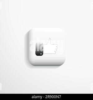 Websymbol – wie für Ihre Designs und Ideen. Stock Vektor