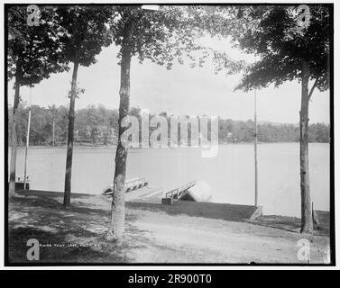 Tully Lake, Tully, New York, zwischen 1890 und 1901. Stockfoto