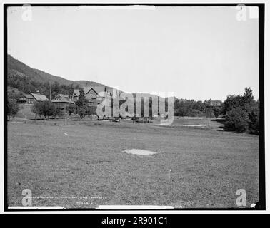 Gelände des Silver Bay Hotel, Lake George, N.Y., c1905. Stockfoto