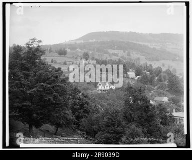 New Grand Hotel und Monka Hill Mountain, Catskill Mountains, New York, c1902. Stockfoto