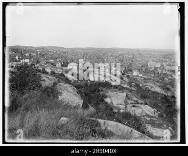 Allgemeiner Blick von den Klippen, Duluth, Minn., c1898. Stockfoto