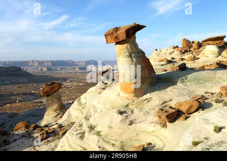 Stud Horse Point, Hoodoos, Mesa bei Page, Arizona, USA Stockfoto