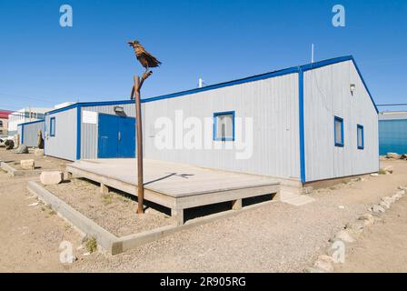 House, Iqaluit, Frobisher Bay, Baffin Island, Nunavut, Kanada Stockfoto